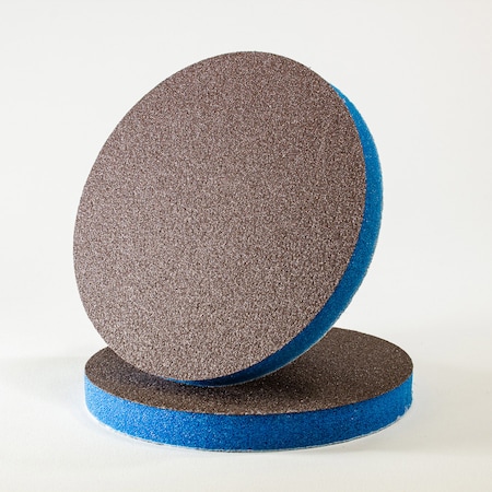 Uneeda EKASILK PLUS 1 / 2 in. Sponge 5" No Hole Ultra Fine (600-700 Grit Finish) Hook & Loop Sanding Pad, PK10 P-106068